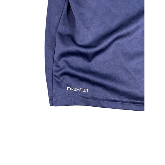 Nike Swim Men's Navy Blue Dri-Fit UPF 40+ Short Sleeve Shirt Size Large - Picture 5 of 11